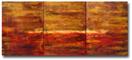 'Canyon Sunset' - Oil on canvas - Abstract Landscape