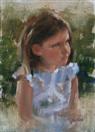 sketch of a young girl