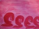 On Bended Knees, acrylics on canva panel 18x24cm