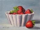 Strawberry Still Life Painting
