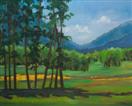 Oil Painting of Northwest Landscape