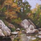'Rocks Along A Stream'
