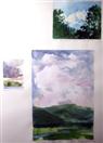 Page of Small Gouache Landscape Sketches