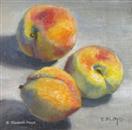 Three Peaches Still Life Painting