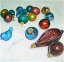 Christmas Lights, 14' x 14', oil on canvas