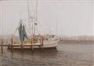 049-'Shrimp Boat in the Fog'