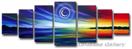 'NIRVANA'S REFLECTION' - 66x24 inches - Abstract seascape and sunset