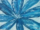 Blue Bloom, oil on canvas panel 18x24cm