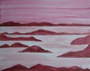 Landscape in Red febr2008, acrylics 40x50cm