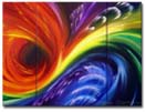 Abstract Art: Contemporary Painting by AJ LaGasse - 'MANTRA II' 48x36 inches