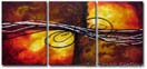 Abstract Art: Contemporary Painting by AJ LaGasse - 'THE MUSE' 72x36 inches