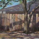 backyard fence 6x6 in.