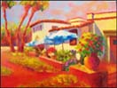 Luna Restaurant- plein air, 12x16