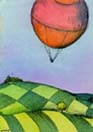 Balloon Over Landscape
