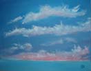 Late Evening Sky, oil on canvas panel 24x30cm