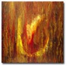'Ember II' - Textured Abstract Oil painting by AJ LaGasse