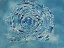 Storm Center, oil on canvas panel 18x24cm