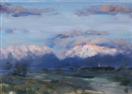 alpine evening 5x7 in.