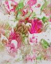 Old Fashioned Romance, encaustic art 7x9cm