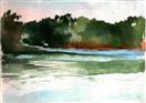 Sketch of Potomac River in the Summer