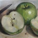 Green Apples no.2  5x5 in.