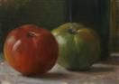 Red and Green Tomatoes  5x7 in.