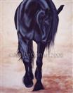Daily Painting #234 - Horse of Kings - Friesian Art