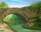 'Roman Bridge' - 16x20 - Oil on canvas - Landscape Painting