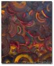 'Sedona Fossil II' - textured oil on canvas