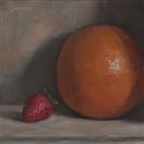 Strawberry and Orange  5x5 in.