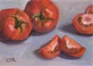 Original Oil Painting of Tomatoes