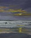 Ocean Sunset Oil Painting