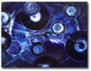 'Blue Worlds' - Textured Abstract Painting - AJ LaGasse