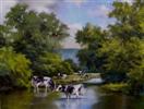 An Afternoon Rest, oil on canvas, 12 x 16