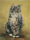 Cat Oil Portrait