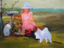 Papillon in the Garden