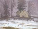 North Salem Winter (click here to bid on this painting)