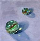 Marbles 2, 6 x 4, oil on canvas on panel, $79