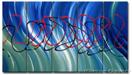 'Rhapsody in Blue-Green' - 60x36 inches - Acrylic on canvas
