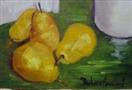 Yellow Pears miniature oil painting