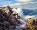 'Close of Day, Ogunquit, ME' 16 x 20 oil on canvas on board