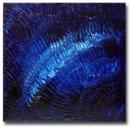 'Black Sapphire II' - 30x30 inches - Textured oil on Canvas