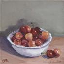 Original Still life of a Bowl of Cherries