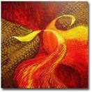 'MOONDANCE' - 36x36 inches - Abstract Art by AJ LaGasse
