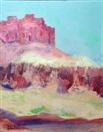 'Valley of the Gods' by Karla Nolan, palette knife oil painting, s&h incl. N. America