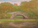 Gapstow Bridge in Fall (click here to bid on this painting)