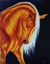 Gold Rush - Palomino Horse Painting