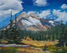 Original Oil of Mountain Landscape