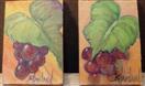 Aceo 2 Grape oil paintings