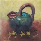 'Pitcher with Forsythia'